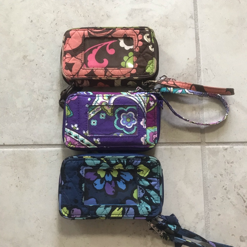 Three Vera bradly wallets